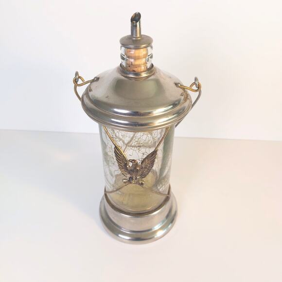 Vintage Decanter Barware Americana Eagle Kitsch Musical Plays How Dry I Am - Picture 4 of 8